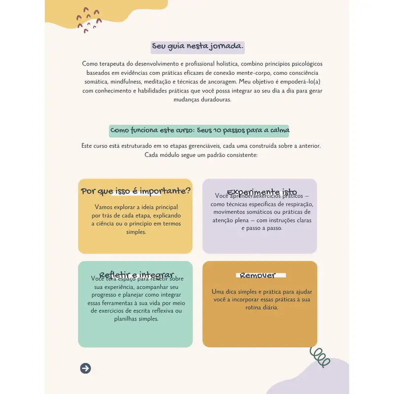 Caderno de Exercícios — Acalmar o Sistema Nervoso em Menos de 10 Minutos — imagem secundária