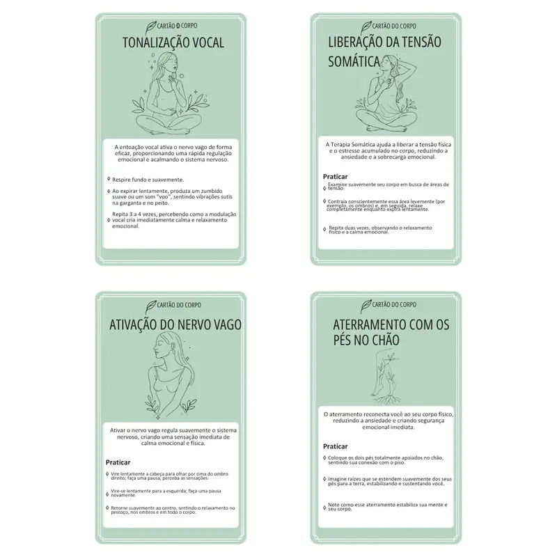 Cartas Corpo, Coração e Mente +40 Cartas — imagem secundária