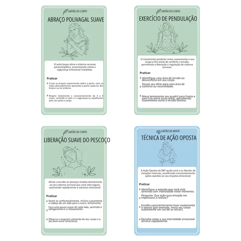 Cartas Corpo, Coração e Mente +40 Cartas — imagem secundária