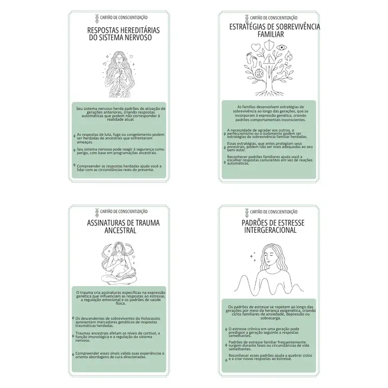 Cartas de Inteligência Epigenética +40 Cartas — imagem secundária