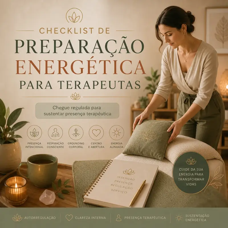 🎁 Bônus 3: Checklist de Preparação Energética para Terapeutas